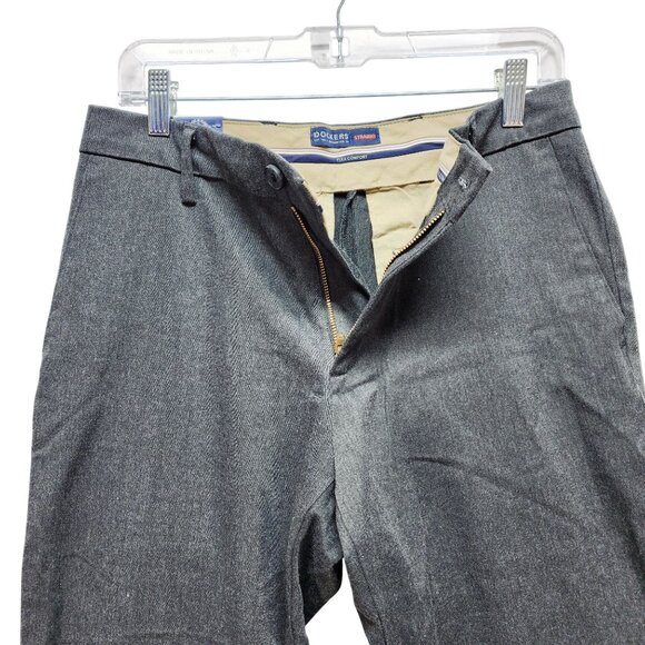 Dockers Mens chino Charcoal Slim Fit Pants Trousers Size 30X32 - Picture 6 of 9